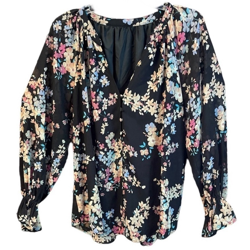 Boho Floral Shirt Women's Size Medium